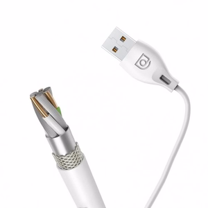 Кабель USB Dudao "L4L" белый Lightning 200 см