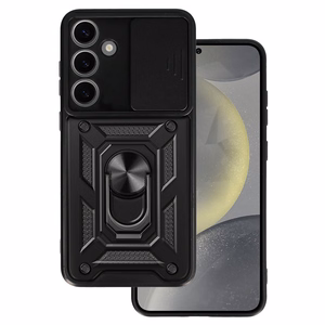 Slide Camera Armor Ümbris jaoks Samsung Galaxy A35 Must
