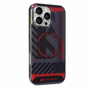 Audi IML Sport MagSafe iPhone 16 Pro Max 6.9" must/must hardcase AUS-IMLMIP16PM-RSQ/D2-BK