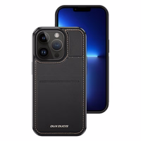 3in1 Wallet Ümbris with Stand jaoks iPhone 13 Pro MagSafe RFID Blocker Dux Ducis Rafi Mag - must