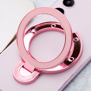 Phone stand CIRCLE - stick-on - roosa