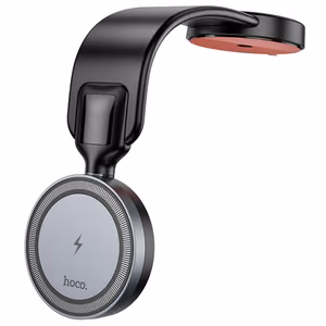 HOCO car Hoidja with Juhtmevaba charging jaoks center console compatible with MagSafe 15W HW29 must metal hall