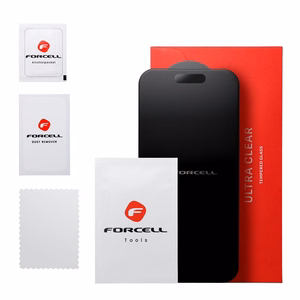 Karastatud klaas to iPhone 13 PRO MAX / 14 PLUS Forcell Matt Glass must