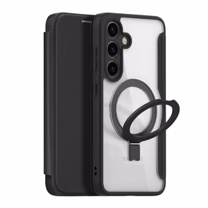 Dux Ducis Skin X Pro ümbris with magnetic ring / stand jaoks Samsung S24+ - must