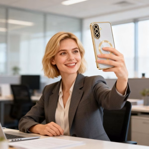 Tech-Protect MagFlex MagSafe ümbris Samsung Galaxy A27 5G jaoks, läbipaistev kuldne