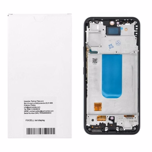 REWA OLED LCD-ekraan raamiga SAMSUNG A54 5G jaoks, must