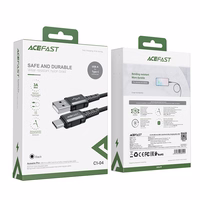 Acefast USB kaabel - USB Type C 1.2m, 3A must (C1-04 must)