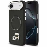 KARL LAGERFELD ümbris jaoks IPHONE 17 Air compatible with MagSafe KLHMP17MPSMLRKCK (PU K&C PINS) must