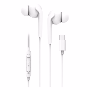 Wire earbuds USB C (DAC) sinine Star M15C 1,2 m valge
