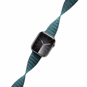 Crong Melange magnetrihm Apple Watch 44 / 45 / 46 / 49 mm kellale, türkiissinine melanž
