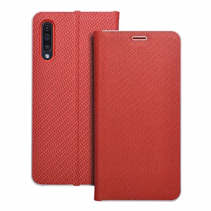 LUNA Book Carbon jaoks SAMSUNG A50 punane