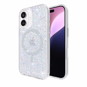 Case-Mate Twinkle MagSafe ümbris seadmele iPhone 16, Disco mustriga