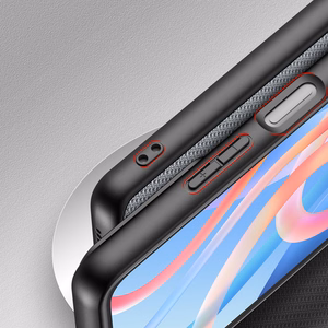 Dux Ducis Fino nailonist kattega ümbris Poco M4 Pro 5G sinine