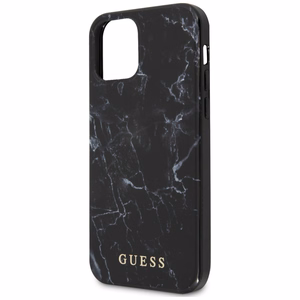 Guess Marble чехол для iPhone 12 mini - чёрный