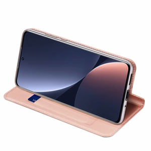 Dux Ducis Skin Pro Holster Cover Flip Cover Xiaomi 12 Pro jaoks roosa