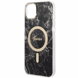 Set Guess GUBPP14SHMEACSK Ümbris+ Charger iPhone 14 6.1" must/must hard ümbris Marble MagSafe