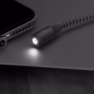 USB kaabel Remax RC-095i pruun Lightning 100cm (eemaldatava magnetpistikuga)