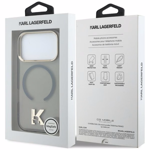 Karl Lagerfeld IML K Head Logo MagSafe Ümbris for iPhone 17 Pro Max - must