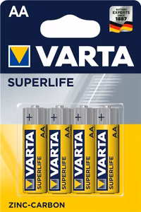 VARTA zinc battery R6 (AA) Superlife 4 pcs