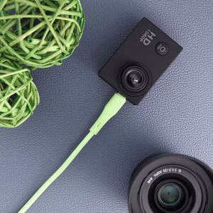 Kaabel USB A to Micro USB Forcell F-Energy QC3.0 2,4A 18W Silikoon 1 m C341 roheline