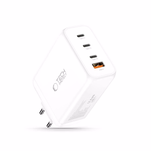 Tech-Protect NC240W-GaN 4-portiline 240W seinalaadija - valge