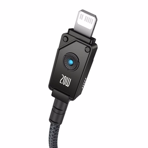 Baseus Unbreakable USB-C kuni Lightning kaabel 1 m, 20W, must