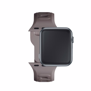 3mk silikoonrihm Apple Watchile, 42/44/45/46/49 mm, Taupe, suur suurus