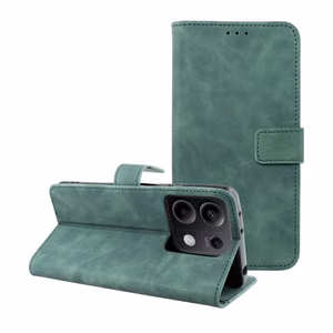 TENDER Book Ümbris jaoks XIAOMI Redmi Note 13 5G roheline