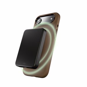 Pure Icon Mag Pro Liquid Silicone Ümbris jaoks iPhone 17 Air, MagSafe Compatible, with Camera Protection and Aluminum Buttons - Brown