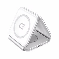 Dudao A11N 15W 3in1 Inductive Laadija - valge + USB-C / USB-C Kaabel