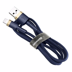 Baseus Cafule Lightning cable 1.5A 2m (Kuldne+Dark sinine)