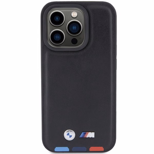 BMW BMHCP15L22PTDK iPhone 15 Pro 6.1" must/must Leather Stamp Tricolor