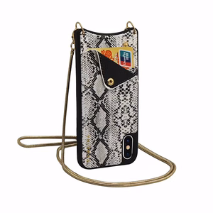 BAG - SNAKE Leather Ümbris - IPHONE XS MAX Valge