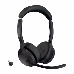 Jabra 25599-999-899 peakomplekt/toru juhtmevaba peapael kontorile/kõnekeskusele Bluetooth laadimisalusega must