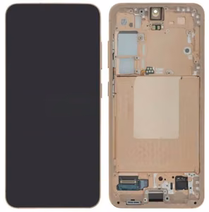 LCD screen Samsung S921 S24 koos touch screen ja frame Amber Kollane original (used Grade B)