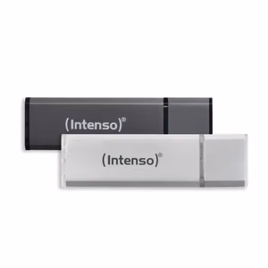 USB mälupulk USB2 32GB 2tk. hõbedane/antratsiitvärvi Intenso