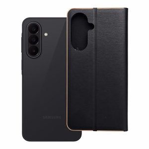 Чехол-книжка для Samsung A27 Luna Book Gold черный