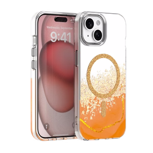 Epoxy Mag ümbris iPhone 15 6,1" oranž