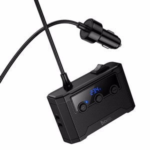 Car laadija Hoco 2xUSB A + 2xUSB C+3x cigarette lighter ports PD QC3.0 240W Z64 must