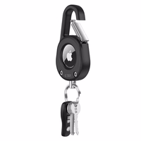 Tech-Protect Slidelock Carabiner Keychain Ümbris jaoks Apple AirTag 1/2 - must