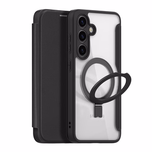 Dux Ducis Skin X Pro ümbris with magnetic ring / stand jaoks Samsung S24+ - must