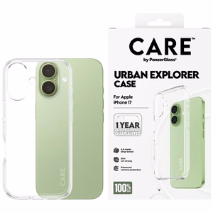 CARE by PanzerGlass Flagship Urban Explorer Ümbris w. Clear Raamiga jaoks iPhone 17 - läbipaistev