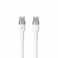 Forever Paindlik kaabel USB-C - USB-C 2,0 m 100W valge