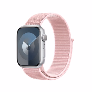 Crong Nylon nailonist spordirihm Apple Watchile 38/40/41/42 mm, puudriroosa