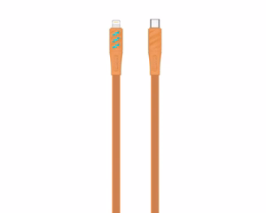 Havit CB6255 - USB laadimiskaabel Type C Lightning, 1 m (oranž)
