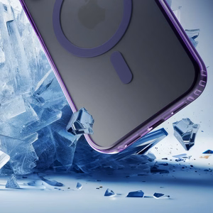 3mk Frosty MagCase lilla Ümbris jaoks Apple iPhone 15 - lilla