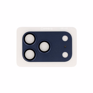 Karastatud klaas Tel Protect 95% AR+AF, täismetallist kaamerakaitse iPhone 17 Pro Max kaamerale, sinine (kaameraplokk)