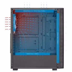 Aerocool PGS Designer-G-BK-V1 arvutikorpus