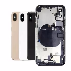Tagakaas ühilduv iPhone X-ga / valge / (täielik korpus + väiksed osad) / OEM
