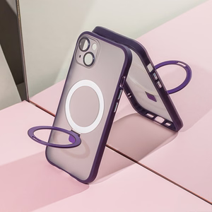 Mag Ring ümbris jaoks iPhone 13 6,1" lilla